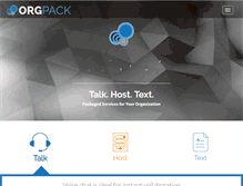 Tablet Screenshot of orgpack.com